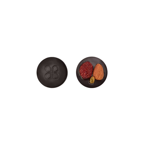 رقائق الشوكولاته الداكنة والفاكهة المجففة واللوز - ١٣ قطعة