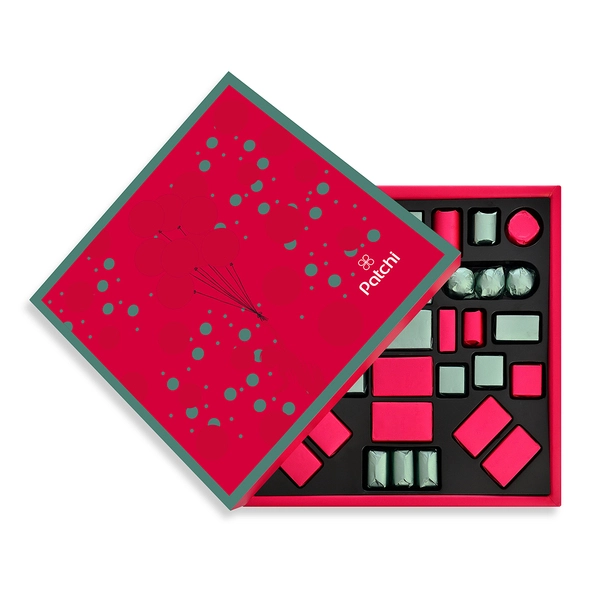 Box of 56 Pieces Joyful Christmas Chocolate Gift