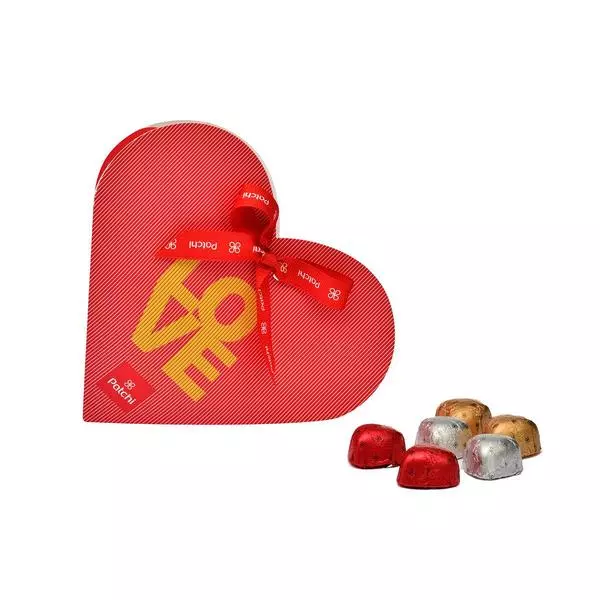 Heart-Shaped Box of 6 pieces, Pure Love